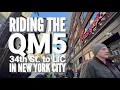 RIDE THE QM5 Express Bus in NYC with me