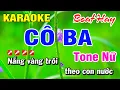 Karaoke Cô Ba Tone Nữ (Beat Hay) Nhạc Sống | Hoài Phong Organ