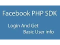Facebook PHP SDK Login And Get Basic User Info - Curl