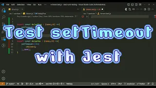 Test setTimeout timer with Jest React