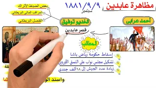 الحركة الوطنية والثورة العرابية للصف الثالث الإعدادى الوحدة 4 تاريخ الدرس 2  الحركة الوطنية والثورة العرابية للصف الثالث الإعدادى الوحدة 4 تاريخ الدرس 2