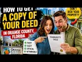 How to get a copy of your deed in Orange Florida County