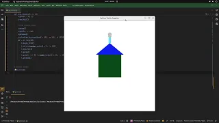 How to draw a detailed house using python turtle how to draw a symmetric and colorful house with