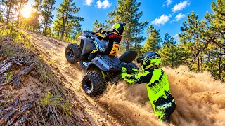 Putting a Kids' Quad Bike to the Test on a Mountain Track!