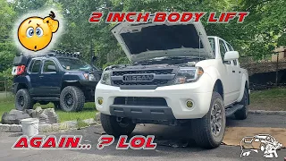 Installing 2020 Nissan Frontier 2 Inch Body Lift
