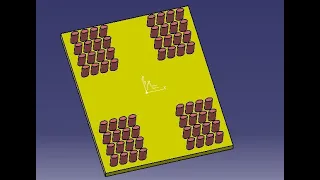 Simplified representation in rectangular pattern option in CATIA V5