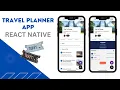 Let s build a Full Stack Travel Planner App with REACT NATIVE using Mongo Db MERN STACK