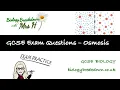 Osmosis Past Paper Exam Questions
