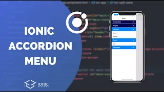 How to Create an Ionic Side Menu with Accordion Items