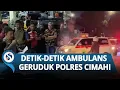 Lagu Drama Sirine! Detik-detik Puluhan Ambulans Geruduk Polres Cimahi Tuntut Penangkapan