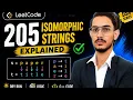 LeetCode 205 Isomorphic Strings Explained DSA in C