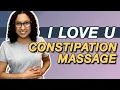 Abdominal Massage for Constipation Relief I love you massage