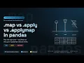 pandas map vs apply vs applymap Pick the Right One