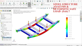 SolidWorks Weldments Steel Structure Analysis in SolidWorks Simulation