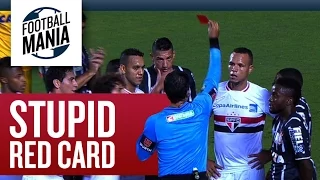 Another Stupid Red Card Luis EMPTY HEADED Fabiano São Paulo Vs Corinthians  Another Stupid Red Card Luis EMPTY HEADED Fabiano São Paulo Vs Corinthians