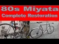 Turning an 80s Miyata Road Bike into a Comfortable Fast City Commuter