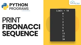 Fibonacci Sequence Python Tutorial for Beginners