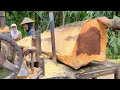 Download Lagu BERAT DAN KERAS !! kayu jowar digergaji mesin bandsaw rakitan 