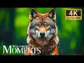 Lagu Serene Moments Wild Animals 4K 🐾 Majestic Reconnaissance in Jungle Depths with Tranquil Piano Music