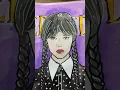 Wednesday Addams Coloring Page