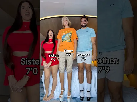 World’s Tallest Family?🤯 #tall #family