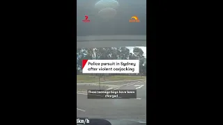 Police Pursuit In Sydney After Violent Carjacking 