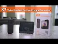 X7 Smart Doorbell Camera Wireless Intercom Monitor with Display Screen Home Security System