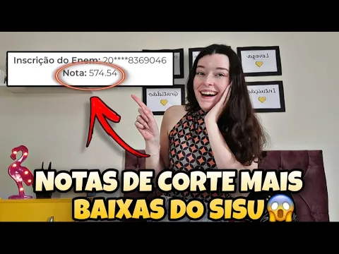 Download MP3 QUAIS SÃO OS CURSOS COM AS NOTAS DE CORTE MAIS BAIXAS DO SISU l Menores notas de corte!