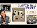 3 Amazon Wall Sconces Compared - Which One is the Best Buy