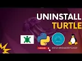 Python Turtle Uninstall in Ubuntu How to Uninstall Python Turtle in Ubuntu Server Linux WhizMaster
