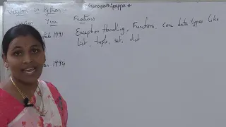 versions in python part-9