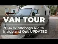 VAN TOUR Full Tour of my Upgraded 2004 Winnebago Rialta 22