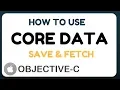 Objective-c CoreData tutorial CoreData example