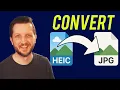 How To Convert HEIC To JPG On iPhone