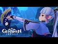 Ayaka Dancing In The River Cutscene Kamisato Ayaka Story Quest