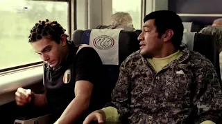 هو الجو حر كده ليه مشهد القطار فيلم بيبو وبشير باسم السمره و اسر يسن 