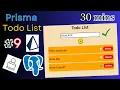 Learn Prisma in 30 minutes by building the backend of a Todo List App