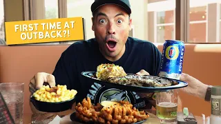 Celebrity Chef Tries Outback Steakhouse for the FIRST Time I Wasn t Expecting This