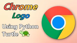 How to draw Chrome Logo using Python Turtle Chrome