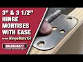 Milescraft 1222 HingeMate150 Door Hinge Jig - How to Rout Hinge Mortises on Doors and Jambs