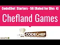 Chefland Games CodeChef Starters 56 Contest Problem Solution