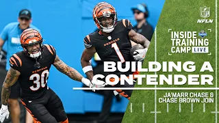 Cincinnati Bengals WR Ja Marr Chase and RB Chase Brown on the team s offense Inside Training Camp