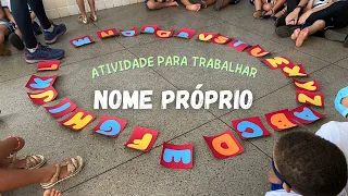 Atividade lúdica para trabalhar Nome Próprio e Alfabeto✏️