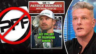PFF Rankings Have No Place In The NFL Broadcast Pat McAfee Show