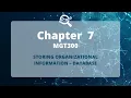 MGT 300 Chapter 7 STORING ORGANIZATIONAL INFORMATION - DATABASE