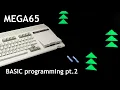 MEGA65 - let s go skiing in BASIC