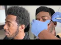 Drop Fade With Afro on top ASMR BARBER TUTORIAL TRANSFORMATION GAMECHANGER