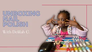 Delilah G Show Unboxing Kid Nail Polish Nail Dryer