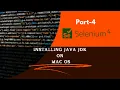 - Installing Java on mac OS Selenium with Java Series