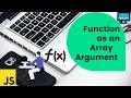 Passing Array As an Argument to a Function